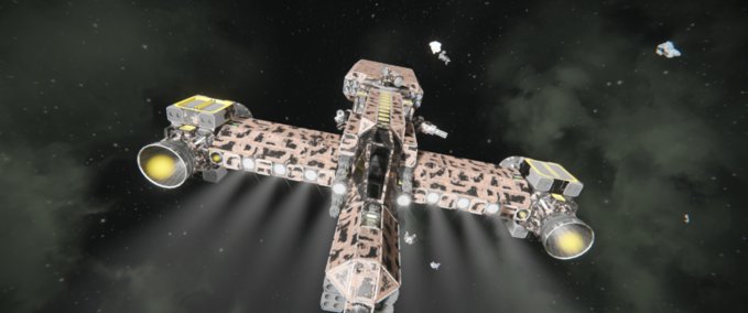 Blueprint DFE Blockade breaker Space Engineers mod