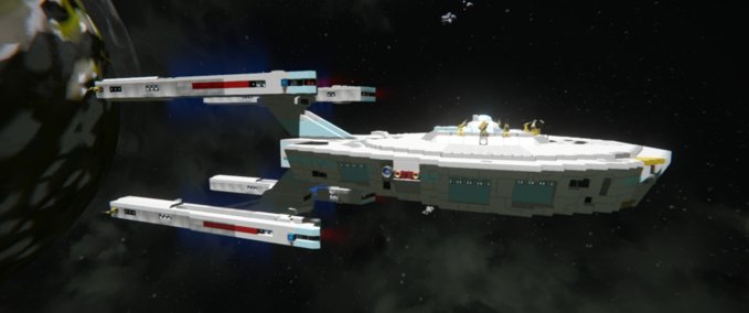 Blueprint Star Trek - U.S.S. Stargazer NCC-2893 Space Engineers mod