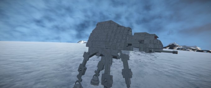 Blueprint AT AT Functional Space Engineers mod