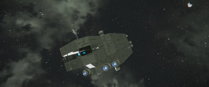 Blueprint Civilian superyauht Space Engineers mod