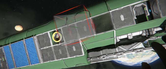 Blueprint Vaisseau depart Space Engineers mod