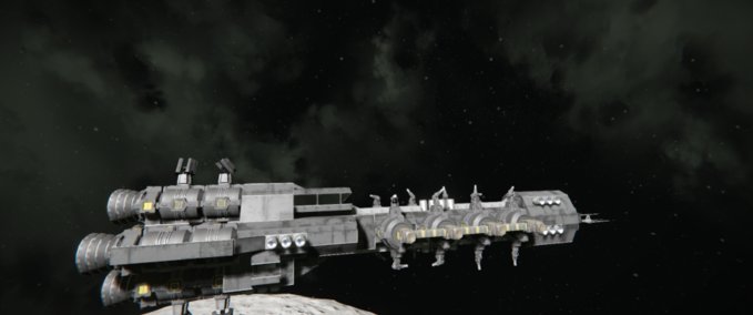 Blueprint Hydrogen frieghter with wepons Space Engineers mod