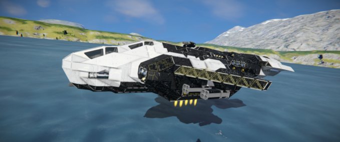 Blueprint DDS - Chariot Class Spec ops dropship Space Engineers mod