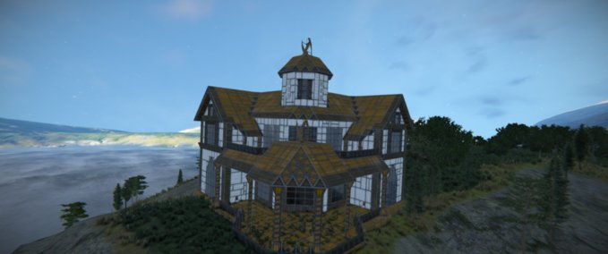 Blueprint Mansion shell Space Engineers mod