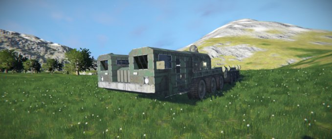 Blueprint Flatbed RT-2PM TOPOL Space Engineers mod