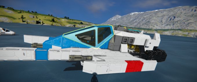 Blueprint DDS - SX3 Class micro fighter Space Engineers mod