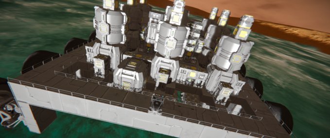 Blueprint H2O Platform Space Engineers mod