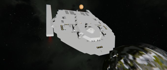 Blueprint Starfleet light cruiser (small build) Space Engineers mod