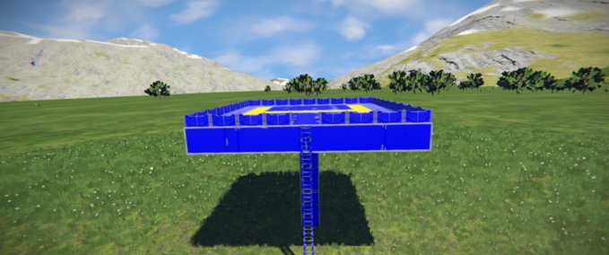 Blueprint UEF HELLEPAD Space Engineers mod