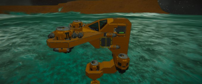 Blueprint Shimp scout ship Space Engineers mod