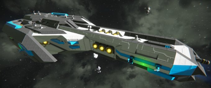 Blueprint Aquarius Class - Projector Off Space Engineers mod