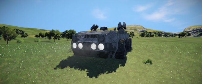 Blueprint Armour transport truck Space Engineers mod