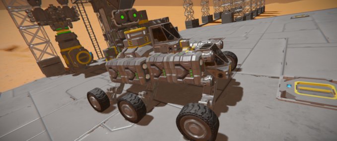 Blueprint Experimental Rover Space Engineers mod
