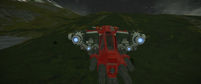 Blueprint Atmosphere and space fighter v1 Space Engineers mod