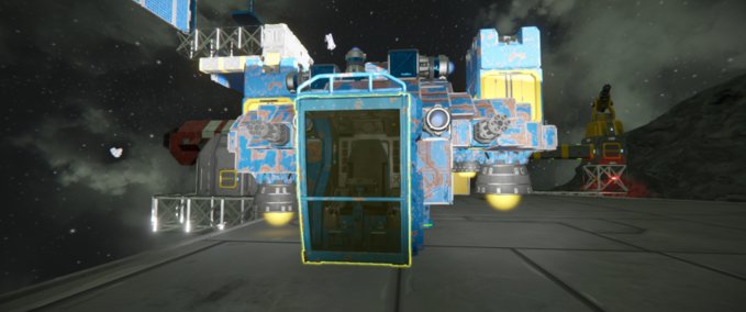 Blueprint Civilian F1 fighter mk4 Space Engineers mod