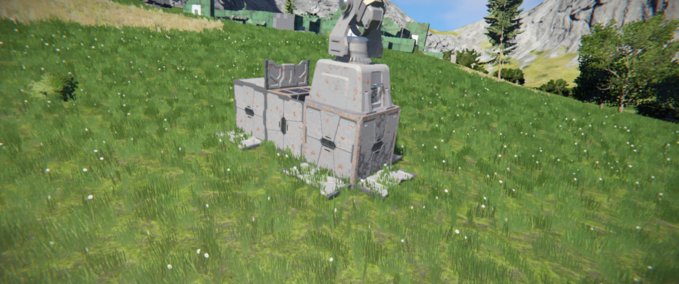 Blueprint Compact turret Space Engineers mod