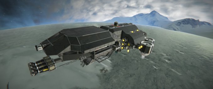 Blueprint Advanced starter ship Space Engineers mod