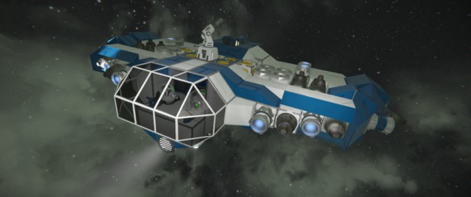 Blueprint Hermes Class Mk 3 Space Engineers mod