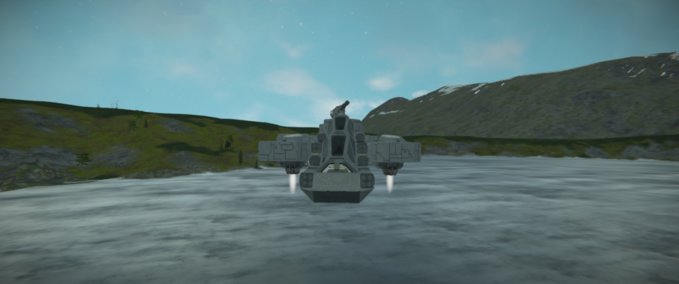 Blueprint Viper gunship Space Engineers mod