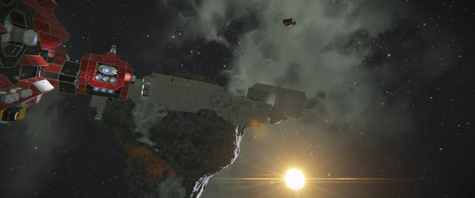 World Red Ship 3.56 Space Engineers mod