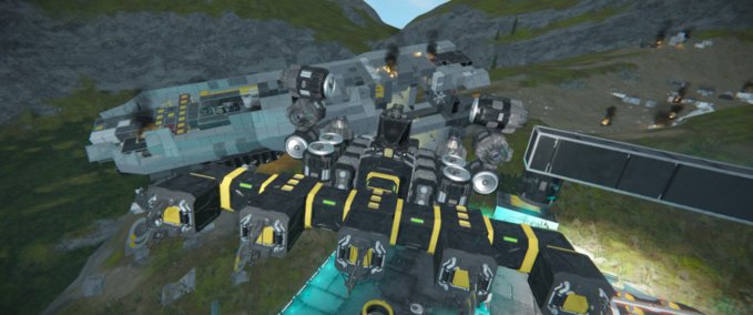 Blueprint Griner of destruction Space Engineers mod