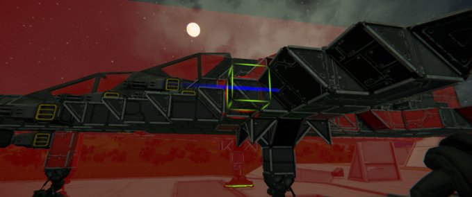 Blueprint RWI Destroyer craft Space Engineers mod