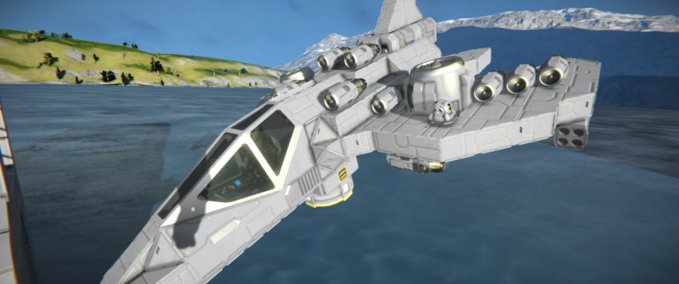 Blueprint Grey Hawk Space Engineers mod