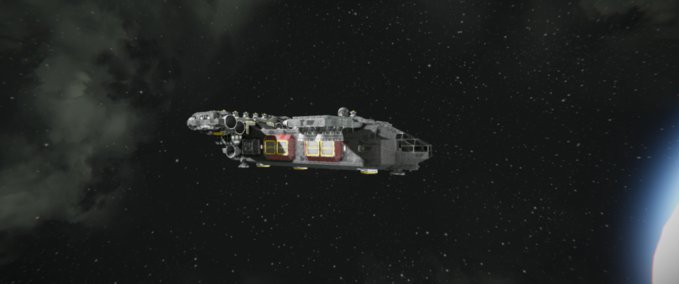 Blueprint GreenCorp. Hawk Cargo Vtol Space Engineers mod