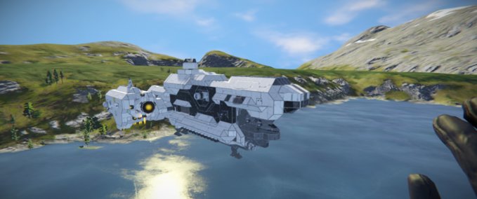 Blueprint Jupiter-Class Light Transport Space Engineers mod