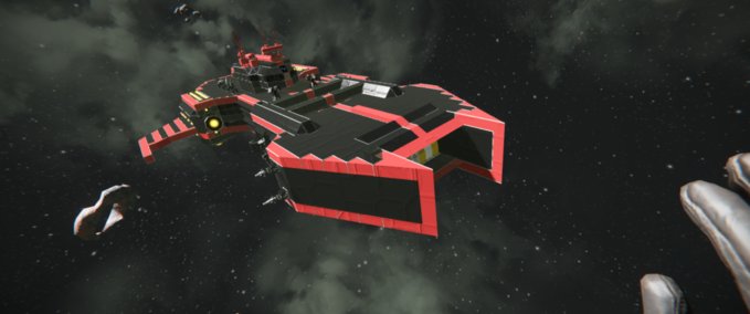 Blueprint Mars Class Light Carrier Space Engineers mod