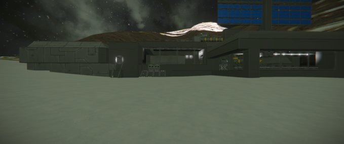 Blueprint Static Grid plat base Space Engineers mod