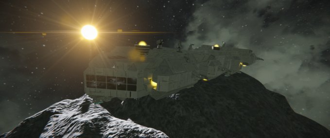 Blueprint HCS Titan Asteroid Breaker Space Engineers mod