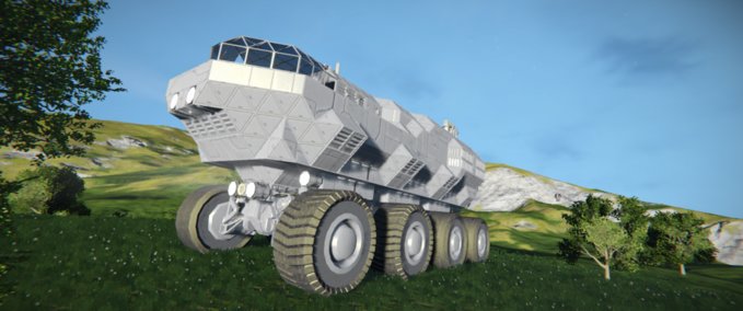 Blueprint Goliath mobile base Space Engineers mod