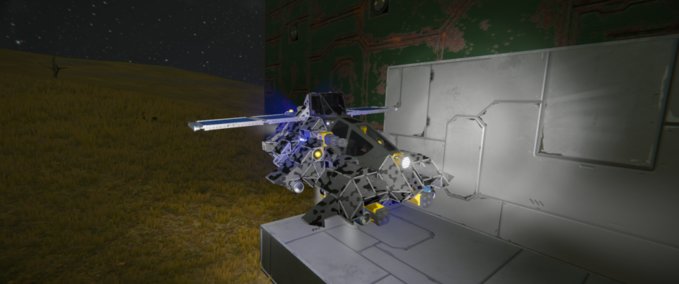 Blueprint Fighter AE Space Engineers mod