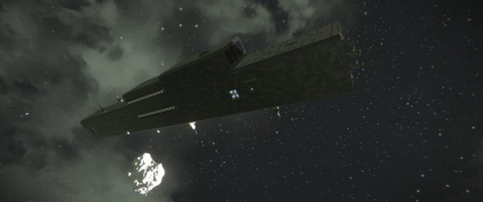 Blueprint Hellhound(with tug pod Space Engineers mod