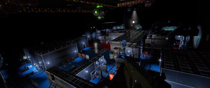 World TDM (The Lab) Red vs Blue Space Engineers mod