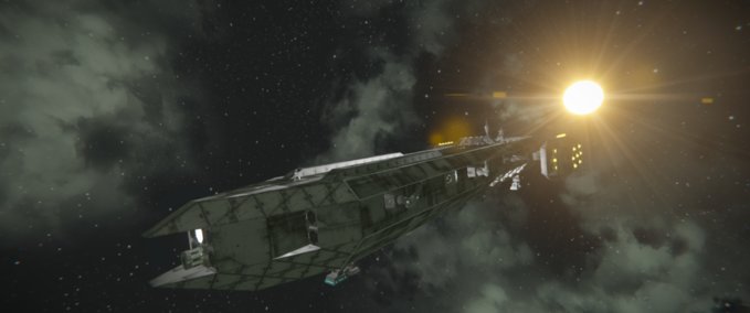 Blueprint Hunter Class Corvette Space Engineers mod