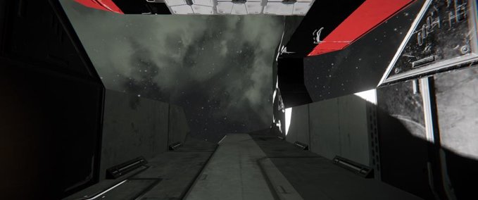 World Crashed Red Ship 2020-06-27 18-44 Space Engineers mod