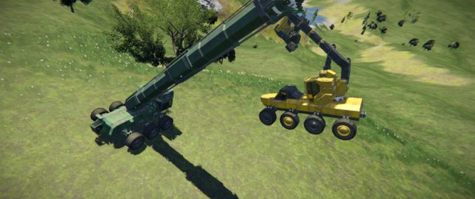 Blueprint Arcus Zeus- heavy crane Space Engineers mod