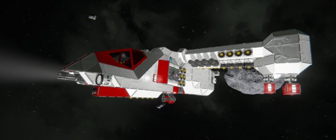 Blueprint Space fighter R8 Mk.2 Space Engineers mod