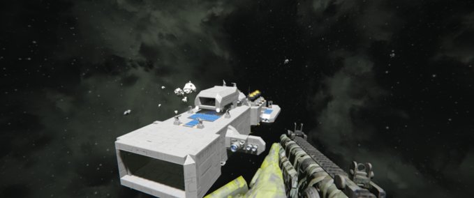 Blueprint Bismark class carrier Space Engineers mod