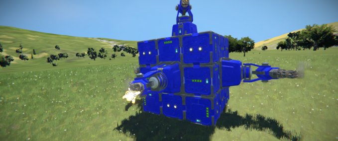 Blueprint UEF GROUNG GATLING DRONE Space Engineers mod