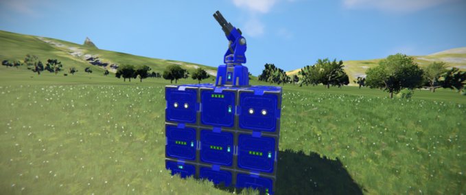 Blueprint UEF GROUNG GATLING DRONE Space Engineers mod