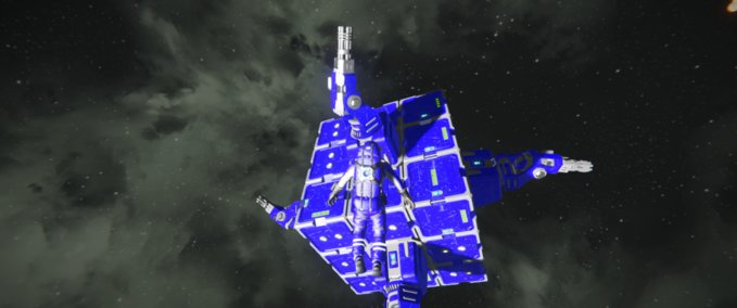 Blueprint UEF GATLING DRONE Space Engineers mod