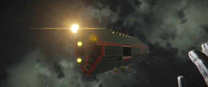 Blueprint ESD Gun Ship Space Engineers mod