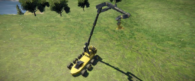 Blueprint TX- mobile crane Space Engineers mod