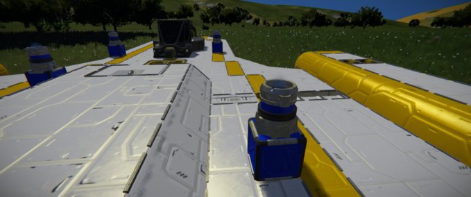 Blueprint Star Wars BTL-B Y-Wing (Final Version) Space Engineers mod