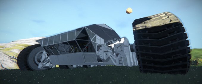 Blueprint Plateau foreuse Space Engineers mod