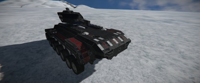 Blueprint UNR - Churchill Light Tank Space Engineers mod