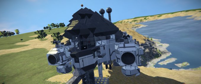 Blueprint Giga black Space Engineers mod